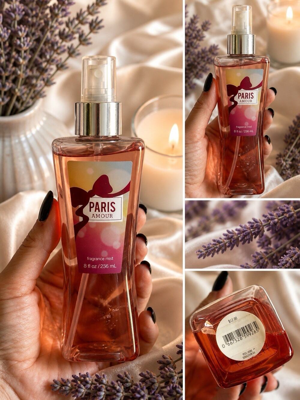 Bath & Body Works Original Paris Amour Fragrance Mist 8oz Full Size Discontinued